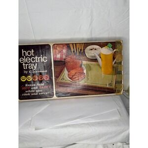 Cornwall Hot Electric Tray Keeps Food Hot and Tasty Original Box